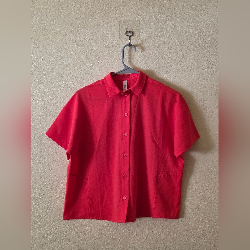 Lululemon Classic Red Women's  Shirt Size 6